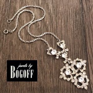 Vintage Rhinstone Necklace Jewels by BOGOFF